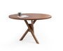 Hanah Home Mesa de Comedor Oscar Elips - Walnut
